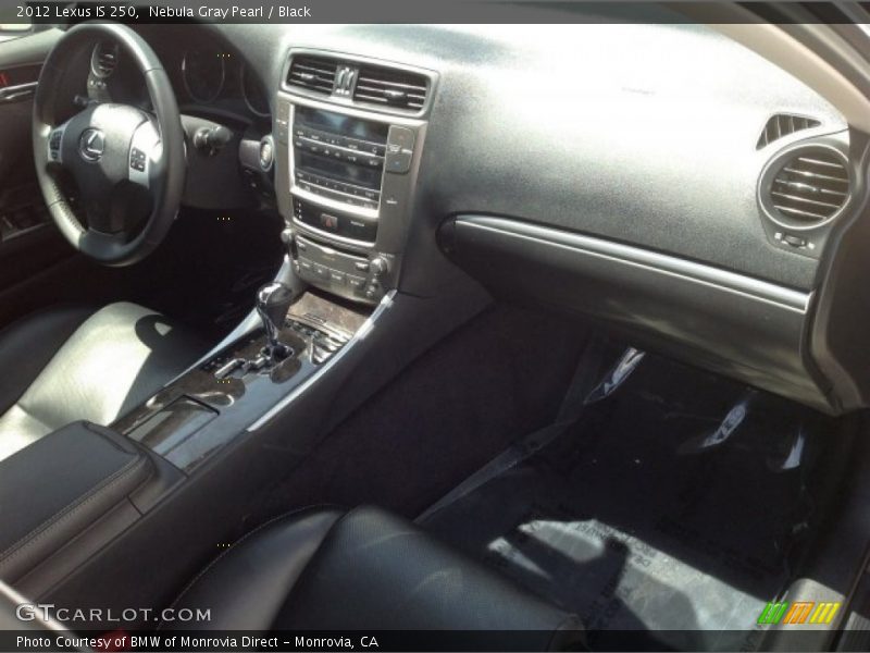 Nebula Gray Pearl / Black 2012 Lexus IS 250