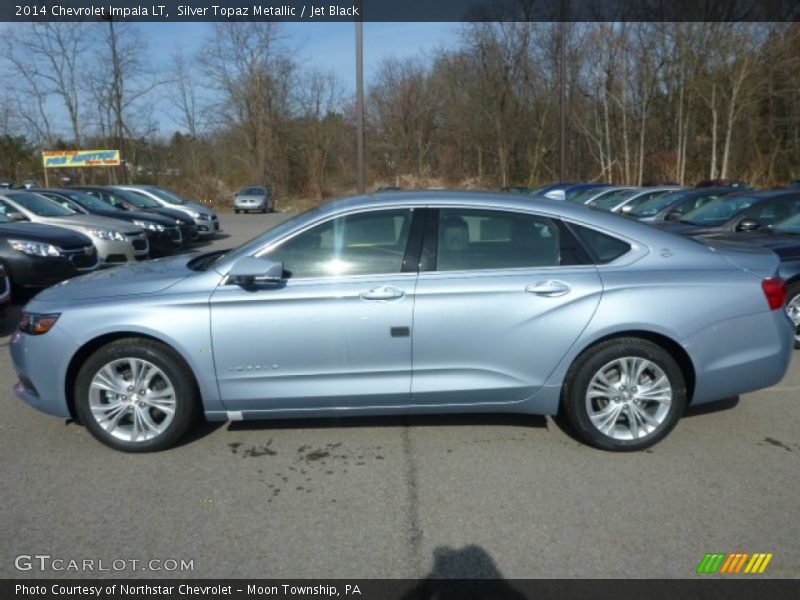 Silver Topaz Metallic / Jet Black 2014 Chevrolet Impala LT