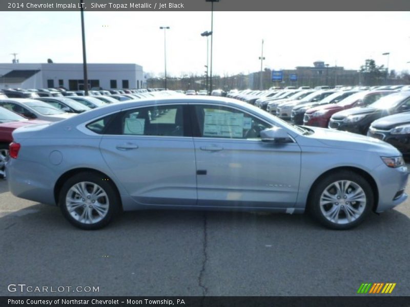 Silver Topaz Metallic / Jet Black 2014 Chevrolet Impala LT