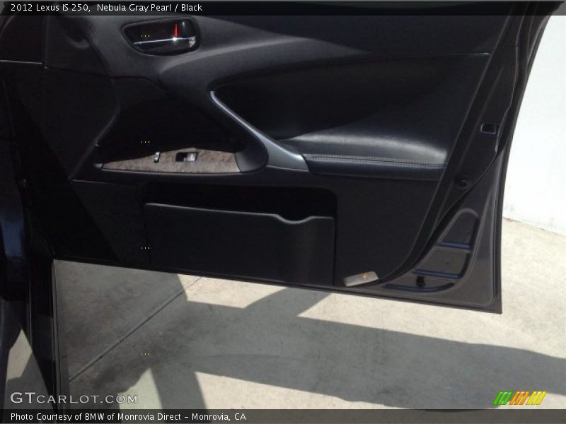 Nebula Gray Pearl / Black 2012 Lexus IS 250