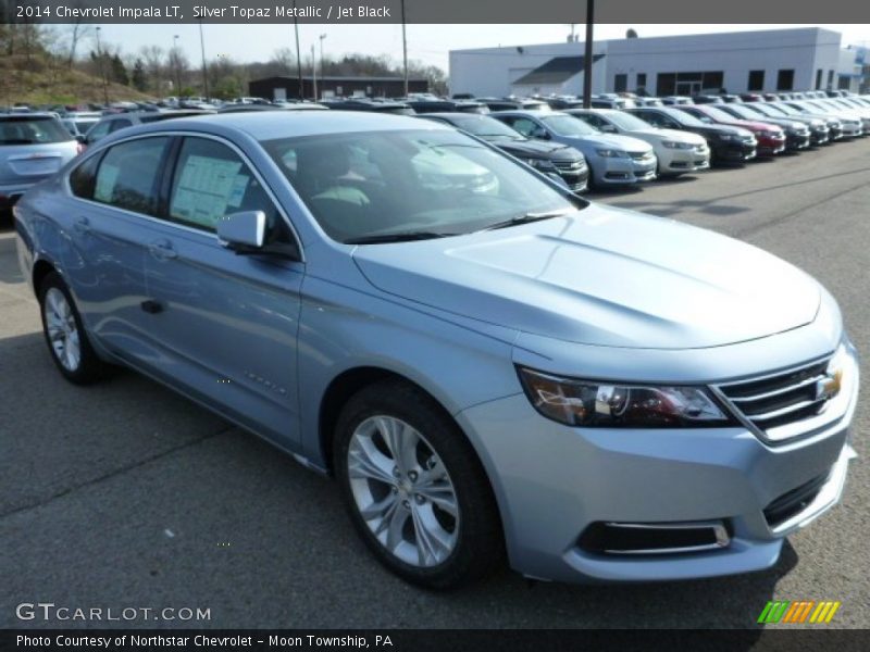 Silver Topaz Metallic / Jet Black 2014 Chevrolet Impala LT