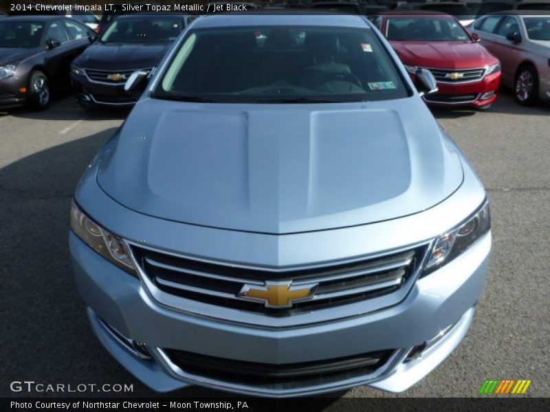 Silver Topaz Metallic / Jet Black 2014 Chevrolet Impala LT