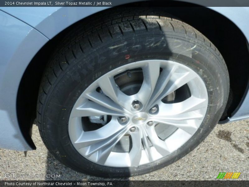 Silver Topaz Metallic / Jet Black 2014 Chevrolet Impala LT