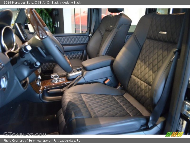Front Seat of 2014 G 63 AMG