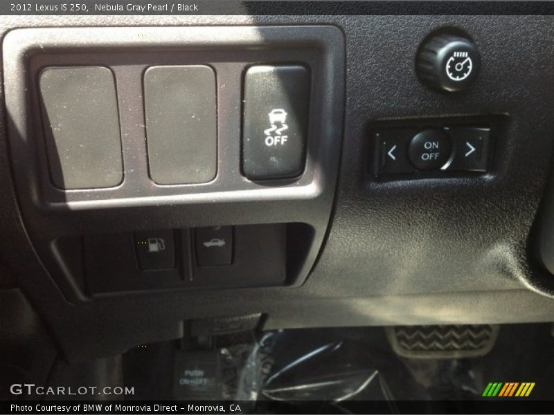 Nebula Gray Pearl / Black 2012 Lexus IS 250