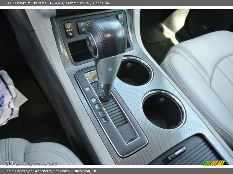 Summit White / Light Gray 2010 Chevrolet Traverse LTZ AWD