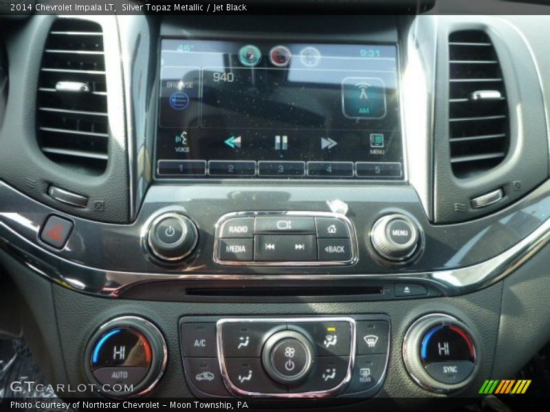 Silver Topaz Metallic / Jet Black 2014 Chevrolet Impala LT