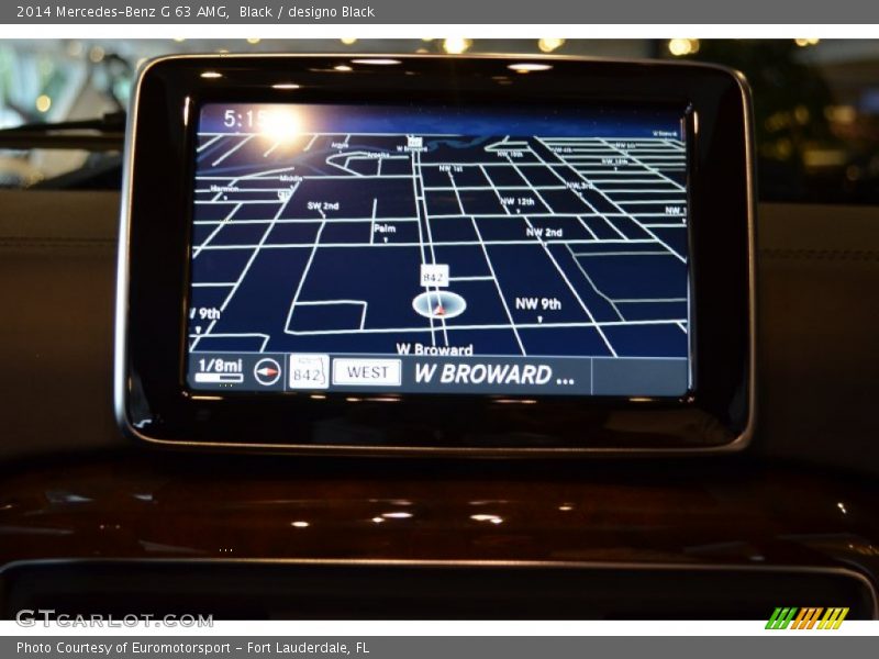 Navigation of 2014 G 63 AMG