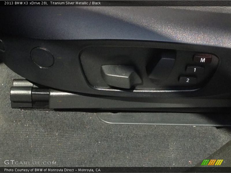Titanium Silver Metallic / Black 2013 BMW X3 xDrive 28i