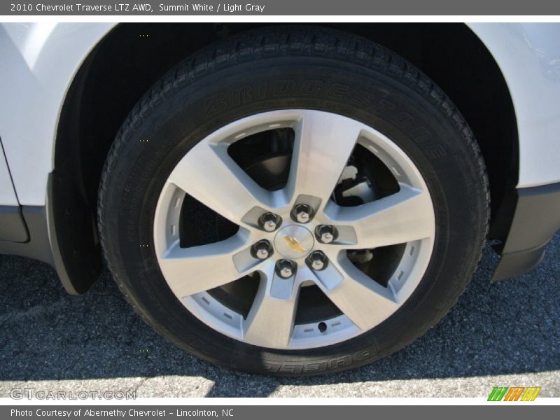 Summit White / Light Gray 2010 Chevrolet Traverse LTZ AWD