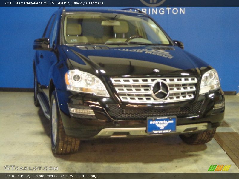 Black / Cashmere 2011 Mercedes-Benz ML 350 4Matic