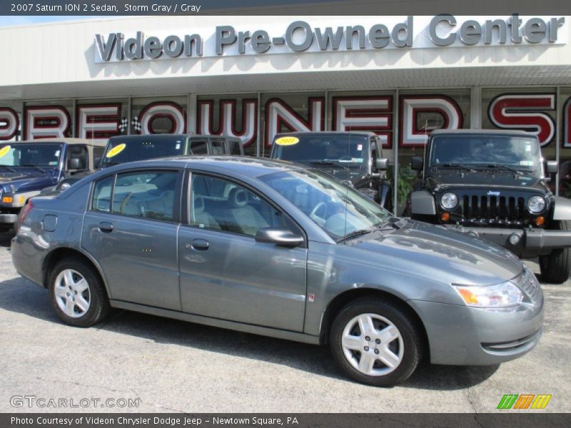 Storm Gray / Gray 2007 Saturn ION 2 Sedan