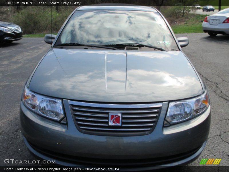 Storm Gray / Gray 2007 Saturn ION 2 Sedan
