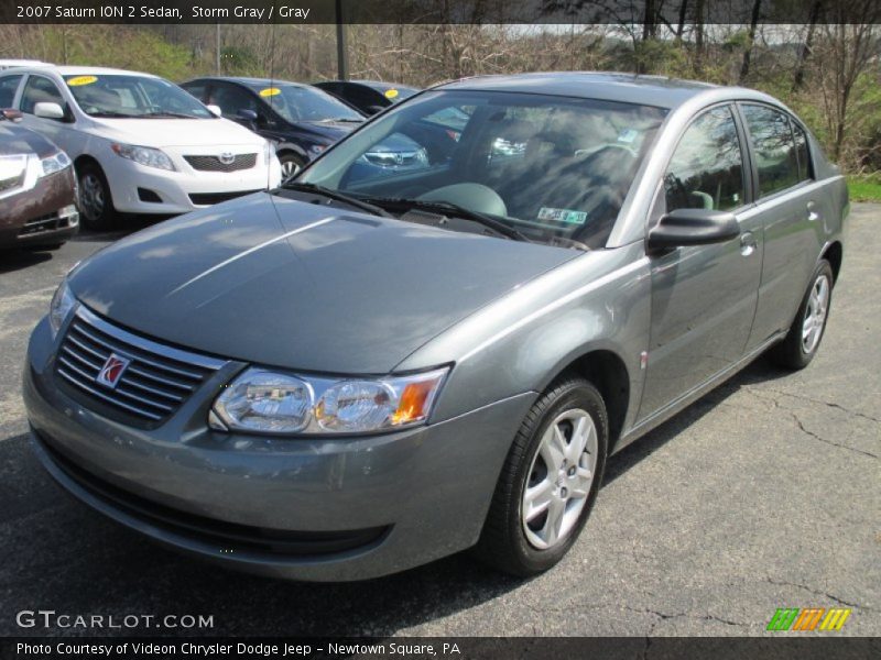 Storm Gray / Gray 2007 Saturn ION 2 Sedan