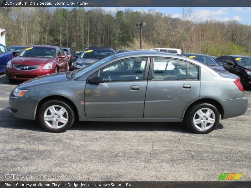 Storm Gray / Gray 2007 Saturn ION 2 Sedan