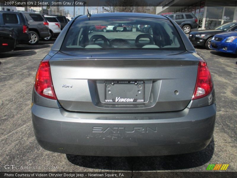 Storm Gray / Gray 2007 Saturn ION 2 Sedan