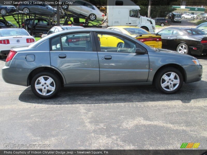 Storm Gray / Gray 2007 Saturn ION 2 Sedan