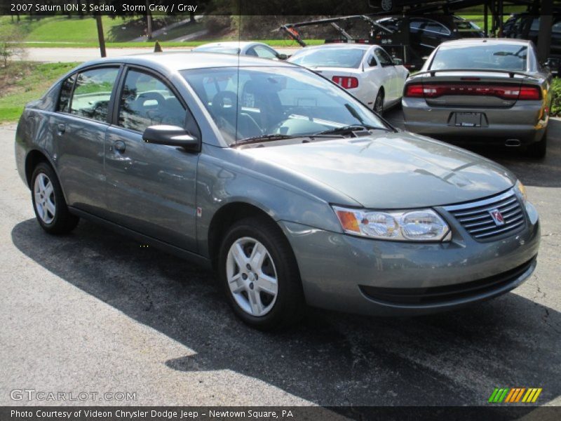 Storm Gray / Gray 2007 Saturn ION 2 Sedan