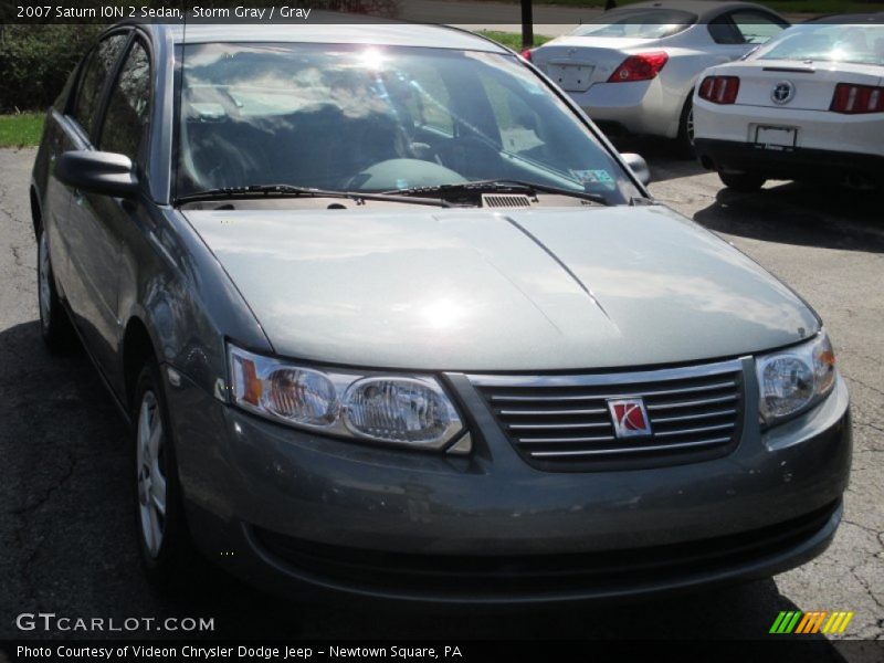 Storm Gray / Gray 2007 Saturn ION 2 Sedan