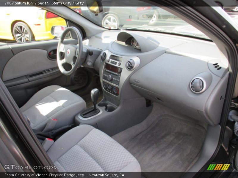 Storm Gray / Gray 2007 Saturn ION 2 Sedan