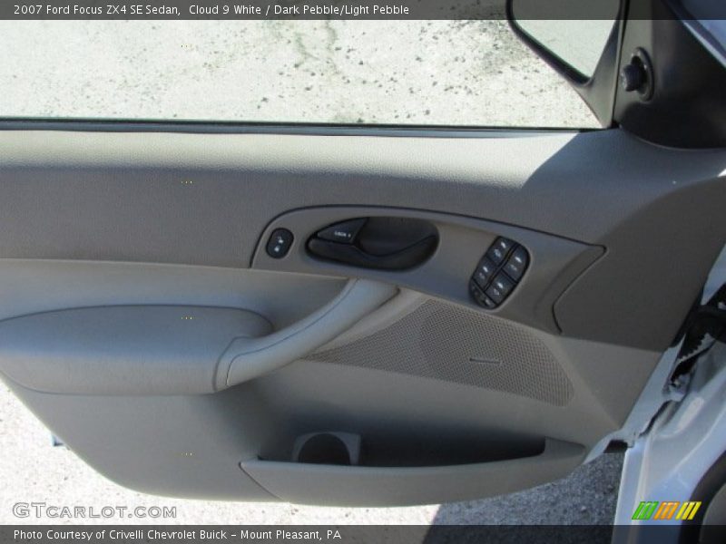 Cloud 9 White / Dark Pebble/Light Pebble 2007 Ford Focus ZX4 SE Sedan