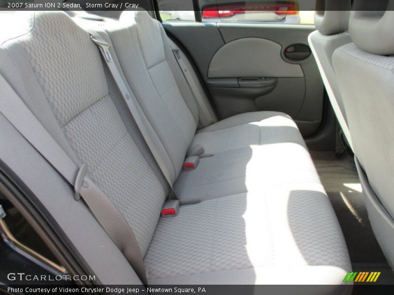 Storm Gray / Gray 2007 Saturn ION 2 Sedan