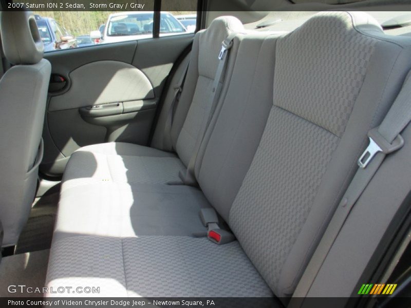 Storm Gray / Gray 2007 Saturn ION 2 Sedan