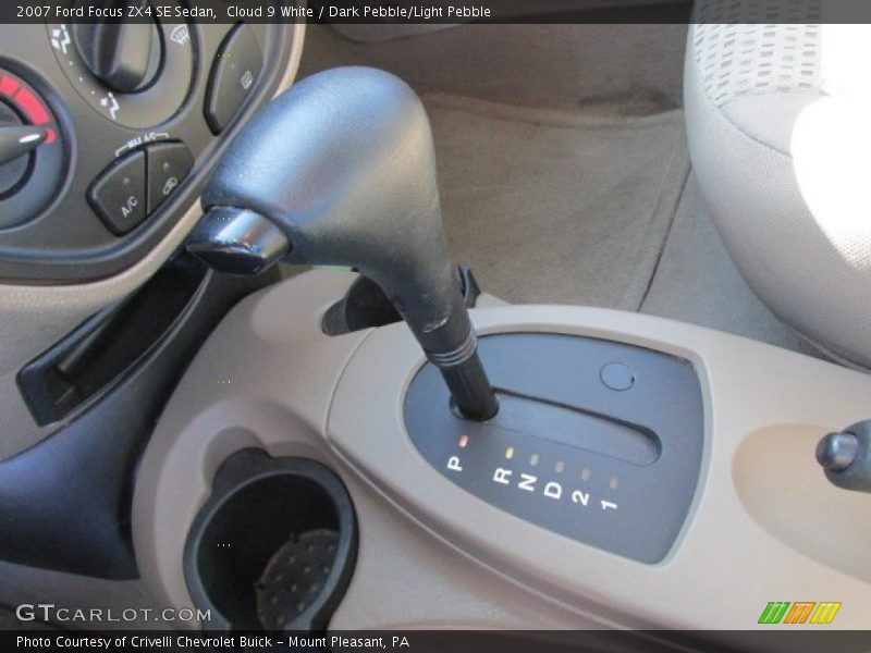 Cloud 9 White / Dark Pebble/Light Pebble 2007 Ford Focus ZX4 SE Sedan