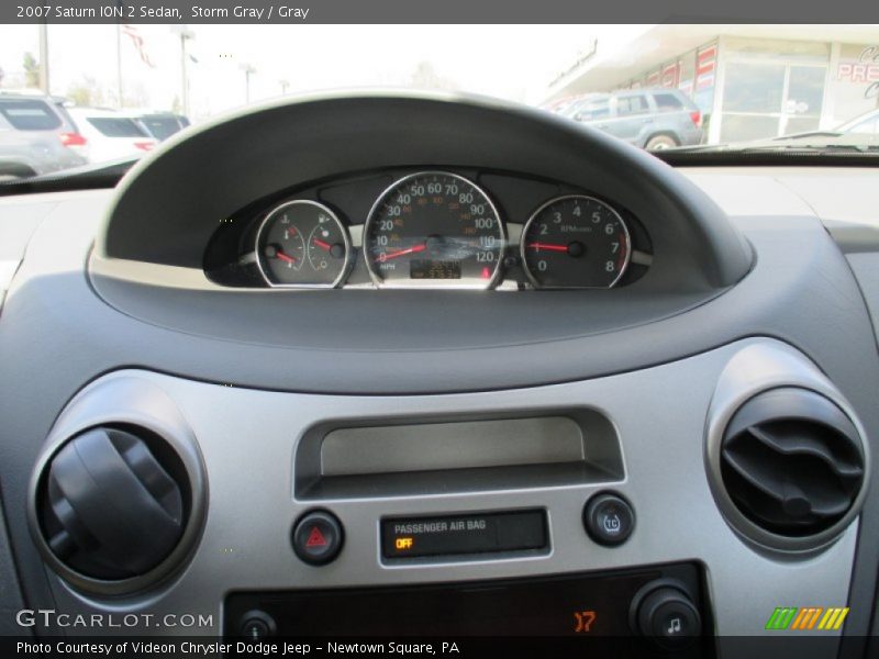 Storm Gray / Gray 2007 Saturn ION 2 Sedan