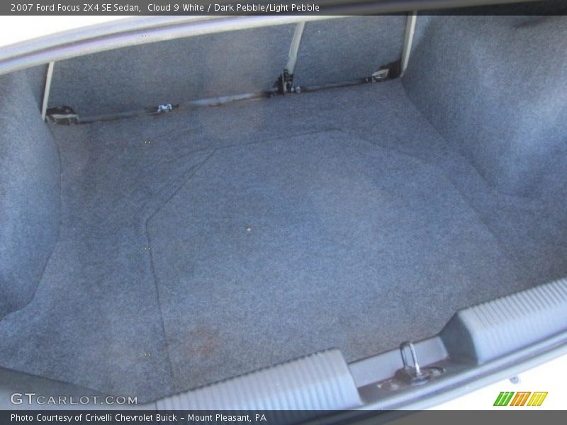 Cloud 9 White / Dark Pebble/Light Pebble 2007 Ford Focus ZX4 SE Sedan