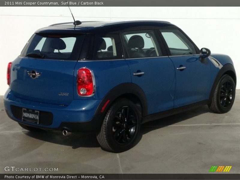 Surf Blue / Carbon Black 2011 Mini Cooper Countryman