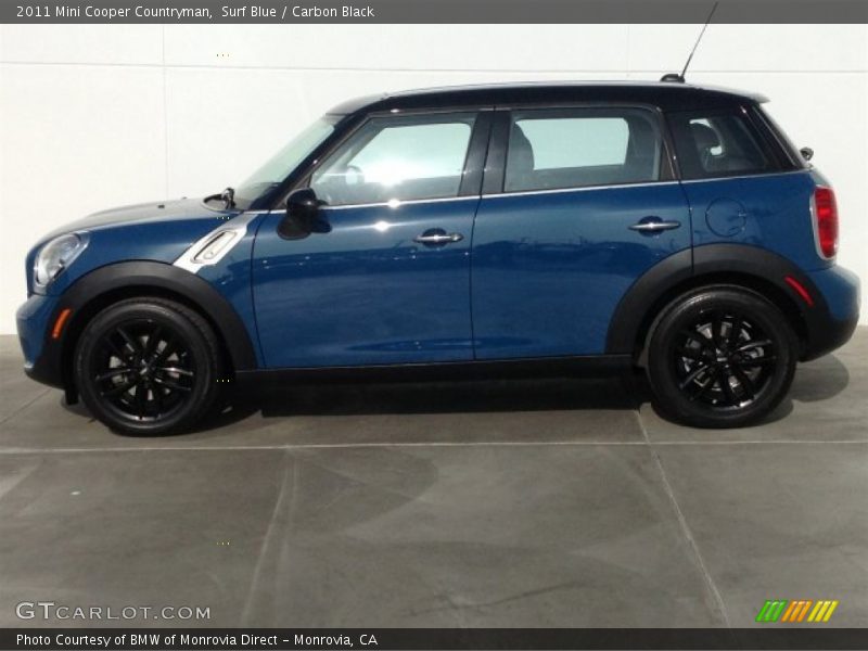 Surf Blue / Carbon Black 2011 Mini Cooper Countryman