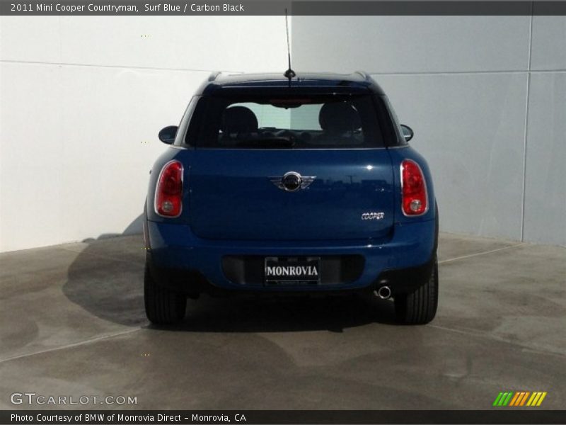 Surf Blue / Carbon Black 2011 Mini Cooper Countryman