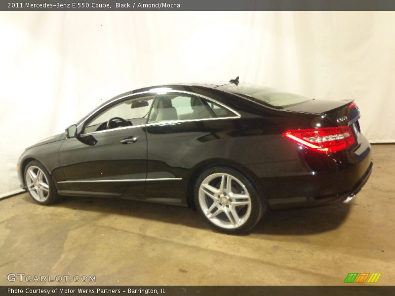 Black / Almond/Mocha 2011 Mercedes-Benz E 550 Coupe