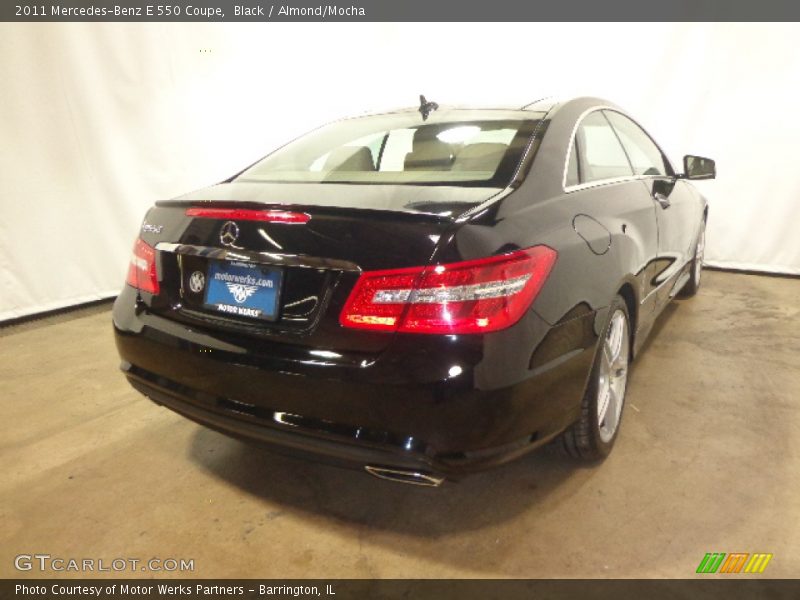 Black / Almond/Mocha 2011 Mercedes-Benz E 550 Coupe