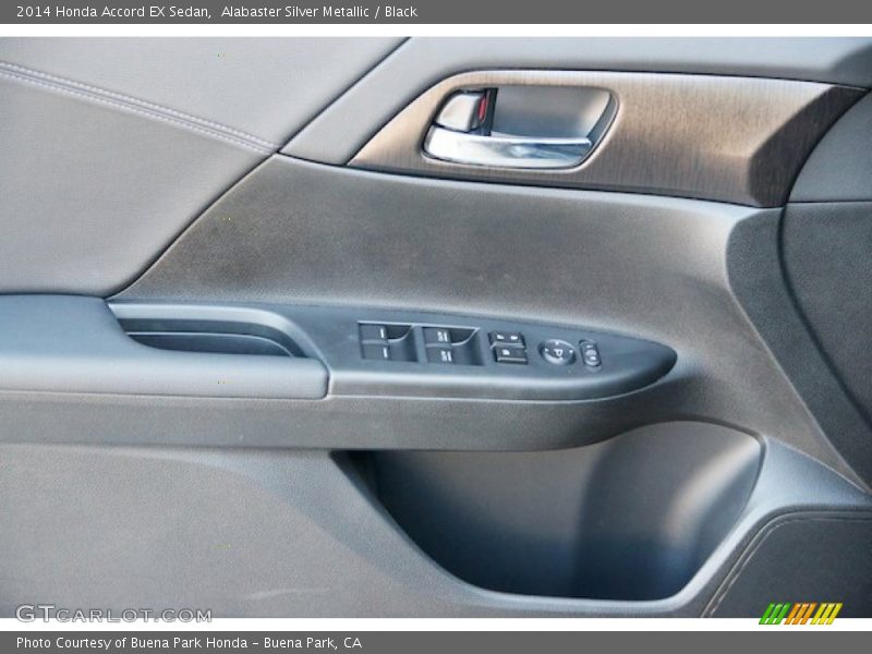 Alabaster Silver Metallic / Black 2014 Honda Accord EX Sedan