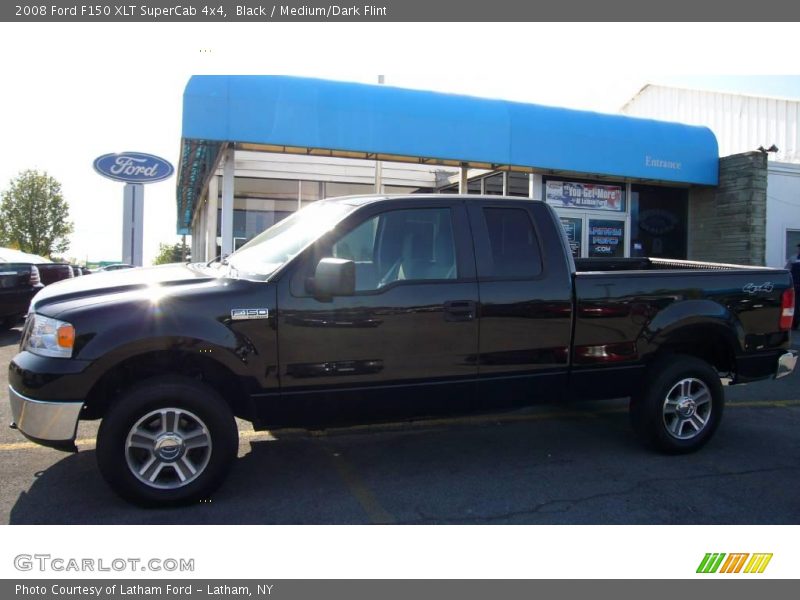 Black / Medium/Dark Flint 2008 Ford F150 XLT SuperCab 4x4