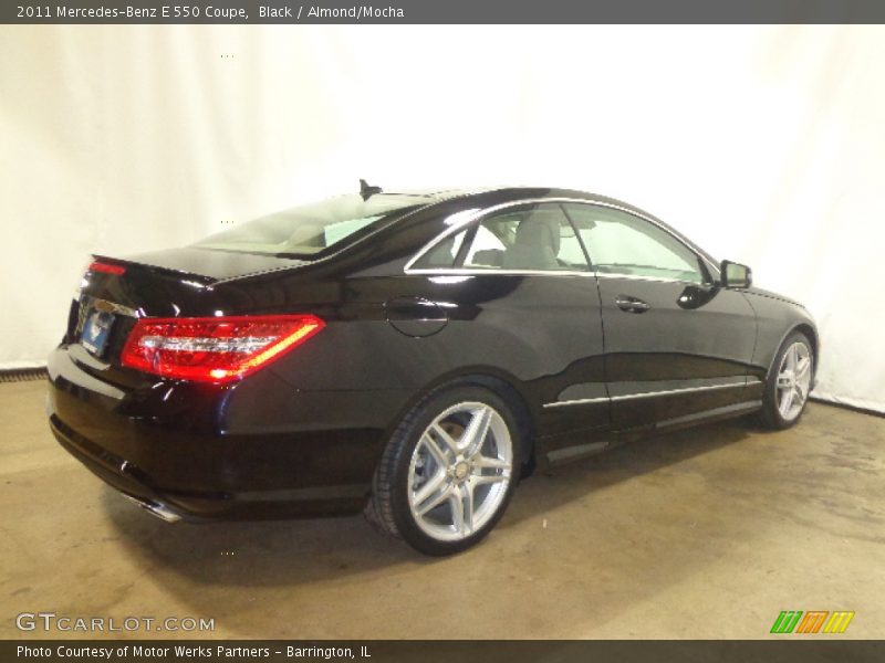 Black / Almond/Mocha 2011 Mercedes-Benz E 550 Coupe