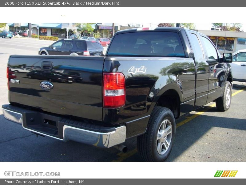 Black / Medium/Dark Flint 2008 Ford F150 XLT SuperCab 4x4