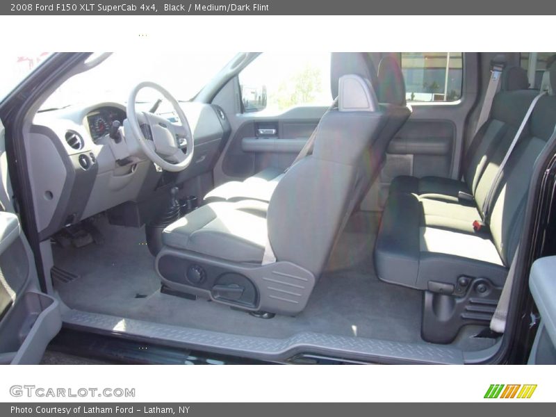 Black / Medium/Dark Flint 2008 Ford F150 XLT SuperCab 4x4