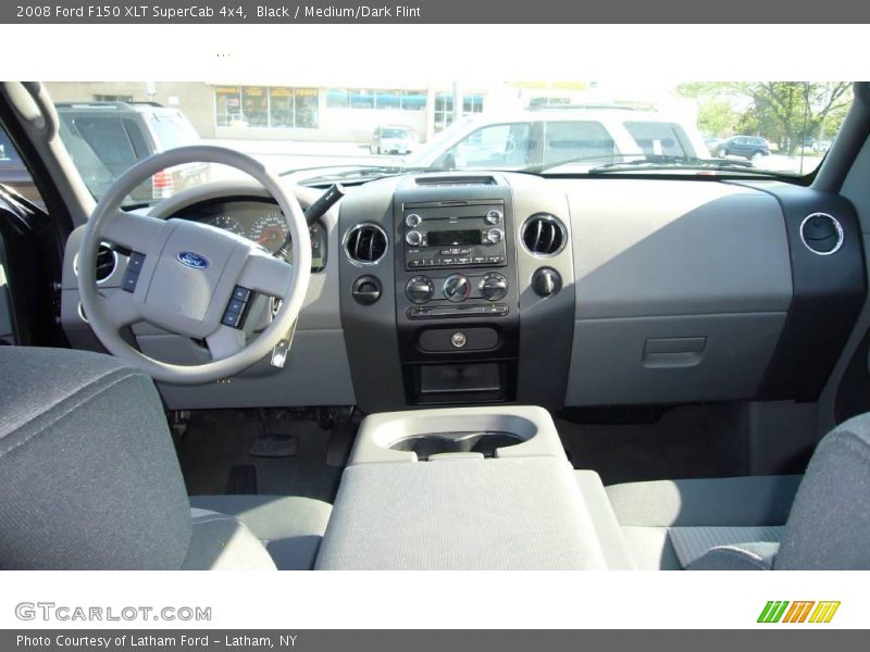 Black / Medium/Dark Flint 2008 Ford F150 XLT SuperCab 4x4