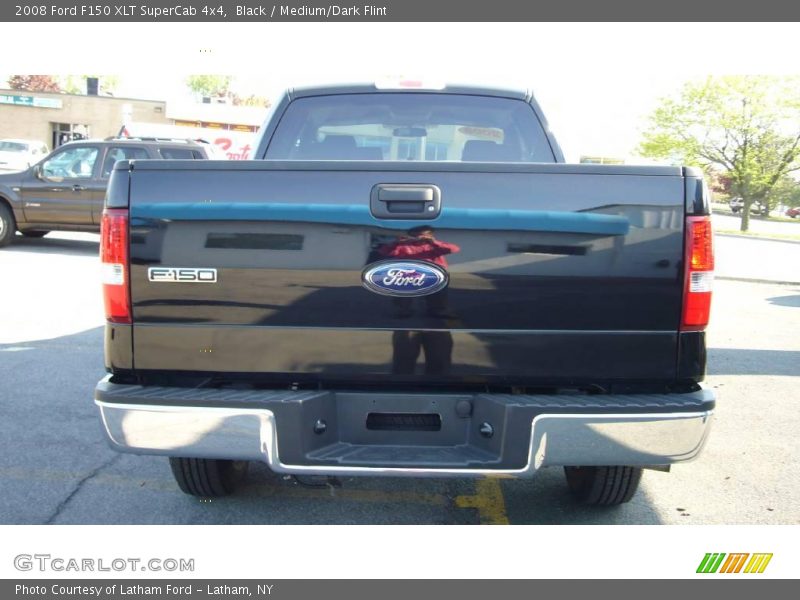Black / Medium/Dark Flint 2008 Ford F150 XLT SuperCab 4x4