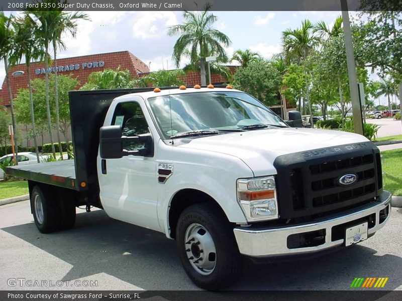 Oxford White / Camel 2008 Ford F350 Super Duty Chassis