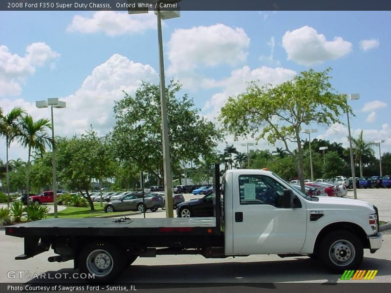 Oxford White / Camel 2008 Ford F350 Super Duty Chassis