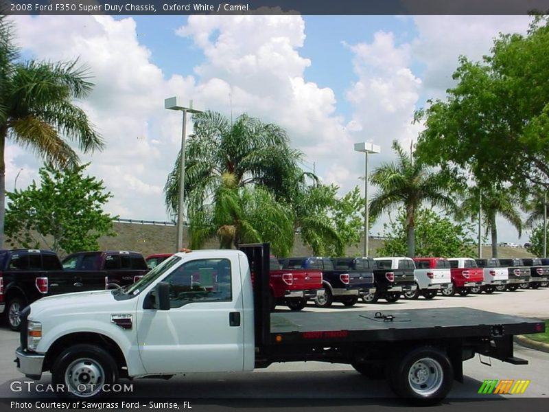 Oxford White / Camel 2008 Ford F350 Super Duty Chassis