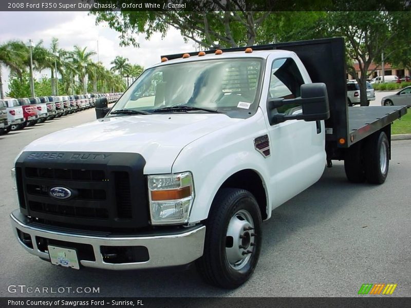 Oxford White / Camel 2008 Ford F350 Super Duty Chassis