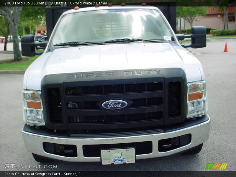 Oxford White / Camel 2008 Ford F350 Super Duty Chassis