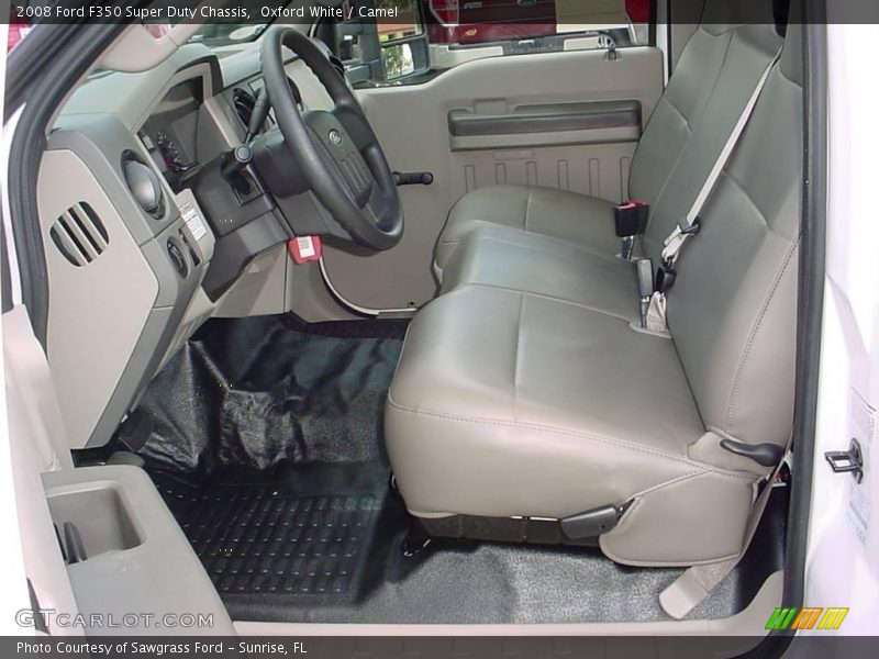 Oxford White / Camel 2008 Ford F350 Super Duty Chassis