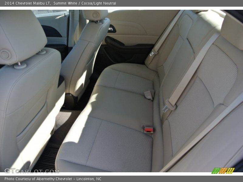 Summit White / Cocoa/Light Neutral 2014 Chevrolet Malibu LT