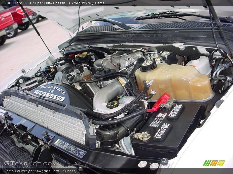 Oxford White / Camel 2008 Ford F350 Super Duty Chassis
